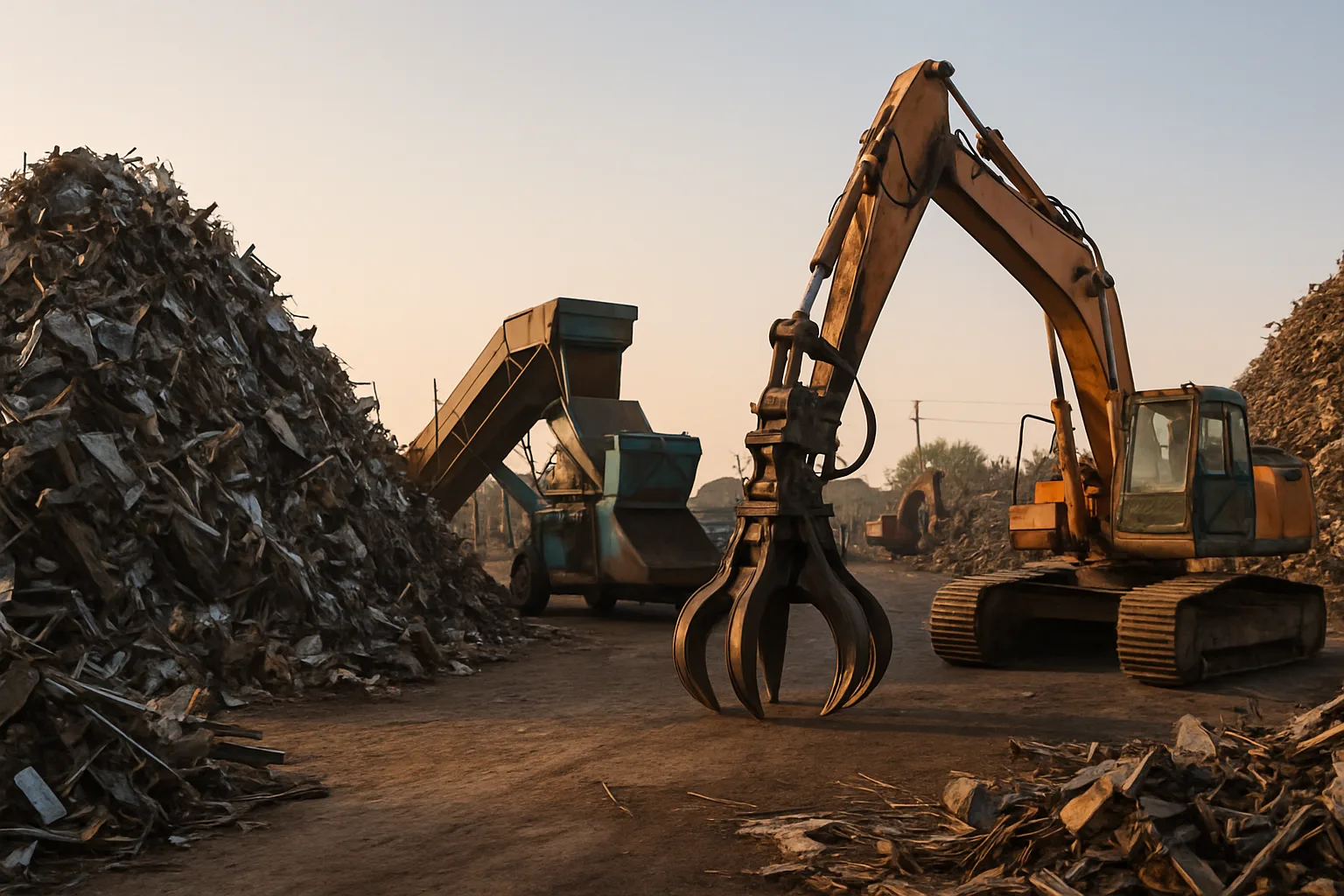 How Markham Scrap Yards Process Your Metal Load