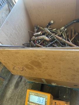 Scrap Yard Near Me | Box of Copper Scrap and Metal Recycling
