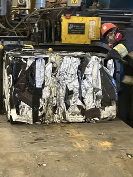 Scrap Yard Near Me | Compacting Scrap Metal for Recycling